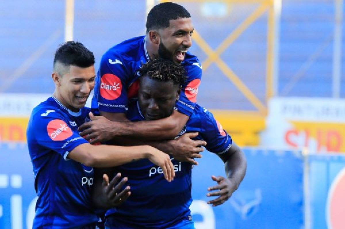 El campeón Motagua recupera la sonrisa y golea al Honduras Progreso