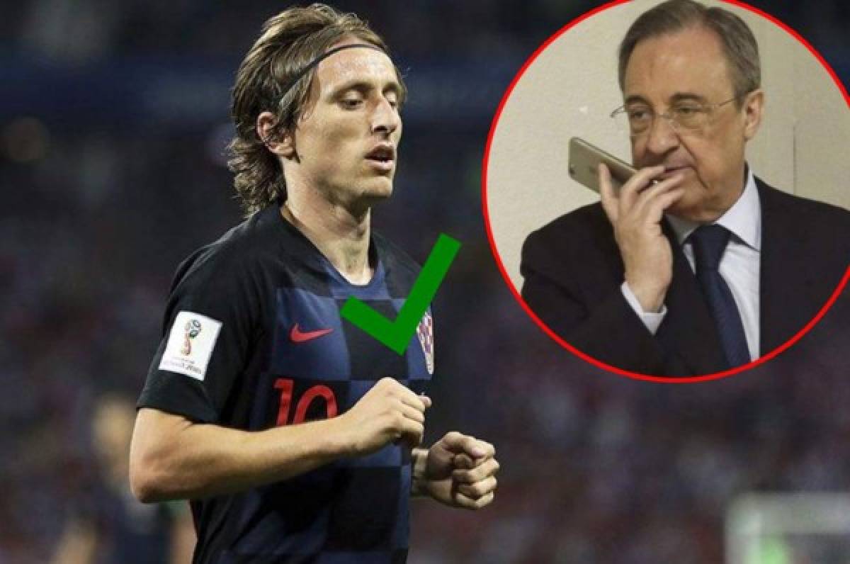 Florentino Pérez pone la única condición para dejar salir a Modric