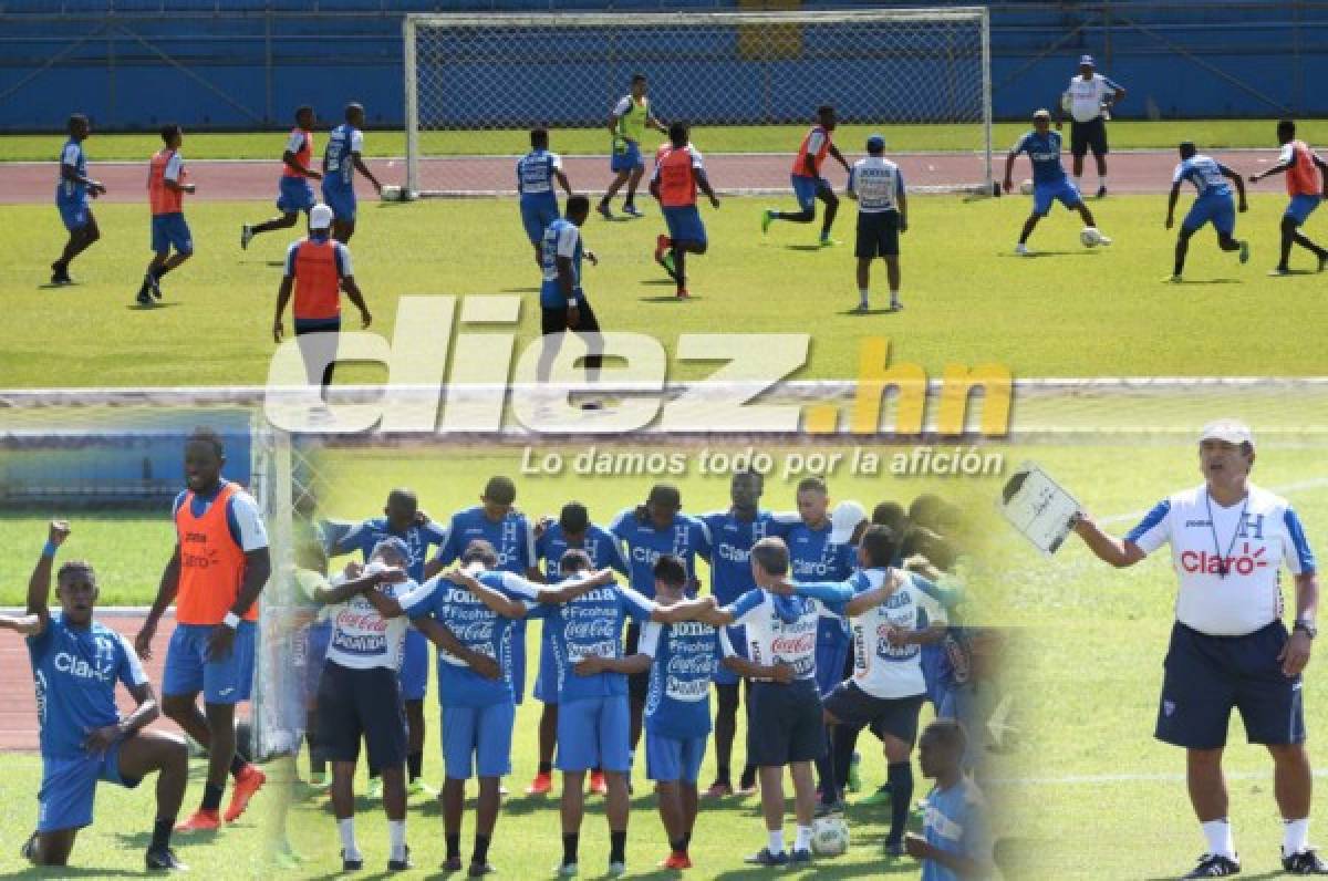 Honduras hizo su último entrenamiento previo al juego contra Costa Rica
