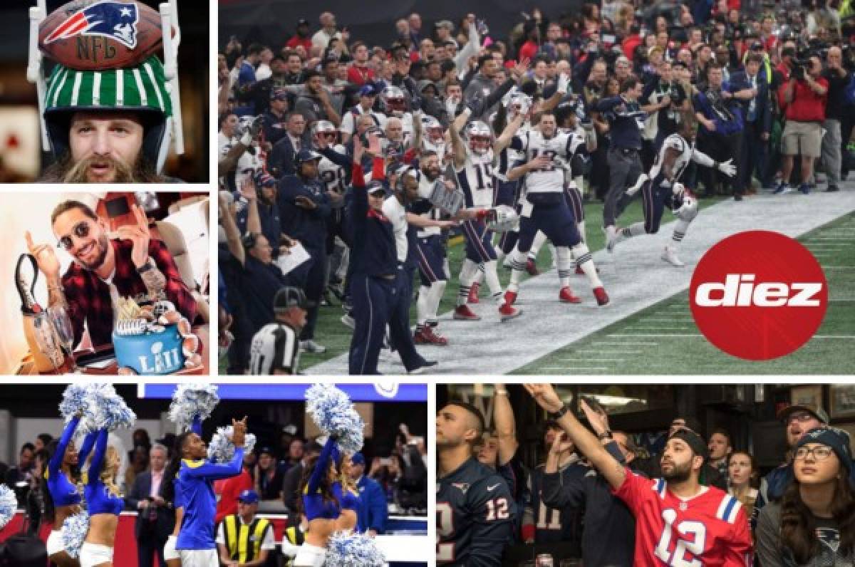 No se vio en TV: La locura de los patriotas y la foto curiosa de Maroon 5 en el Super Bowl 2019