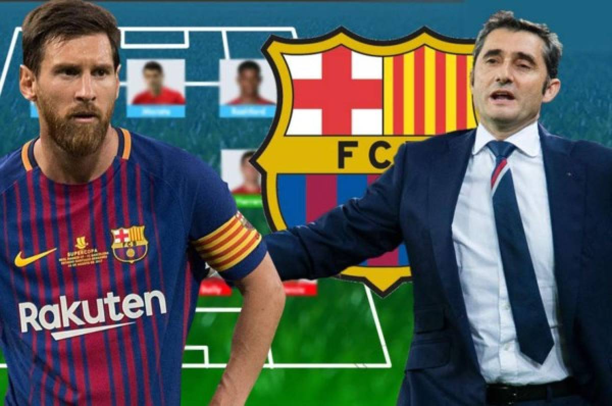 ¡Con los fichajes! El 11 de lujo y renovado que tendrá el Barcelona de Valverde