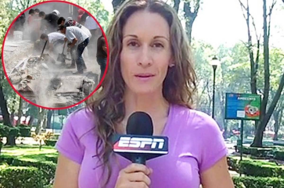 Reconocida periodista de ESPN pierde todo en el terremoto de México
