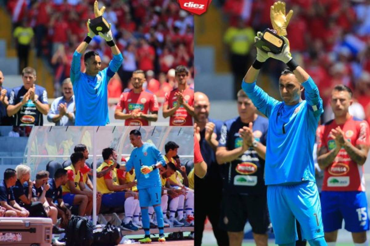 EN FOTOS: Así fue el homenaje que le dieron a Keylor Navas en Costa Rica