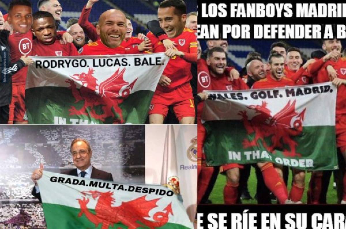 'Grada, multa, despido': Los crueles memes de la bandera de Bale al Real Madrid