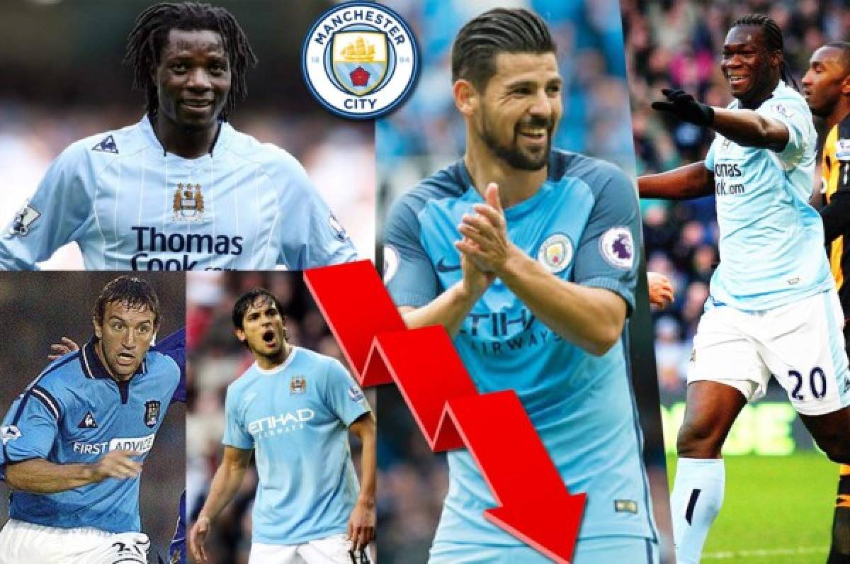 Manchester City: ¿Dónde están los últimos fichajes fallidos de los Citizens?
