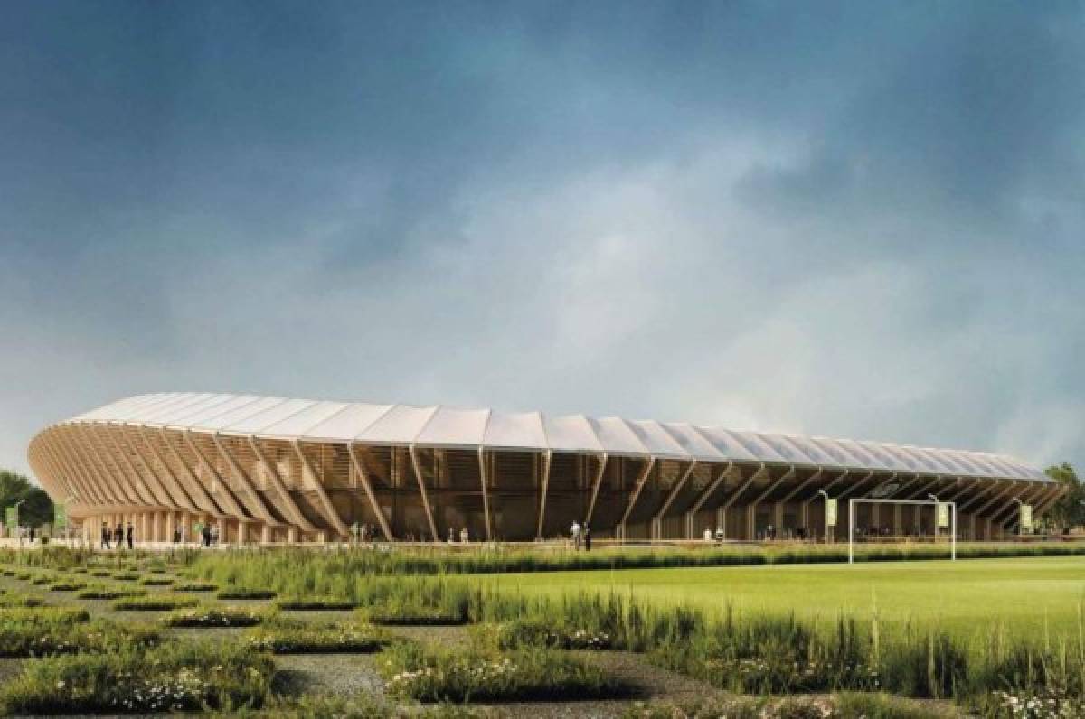 ¡Increíble! El espectacular estadio de madera que será construido por un equipo de Inglaterra