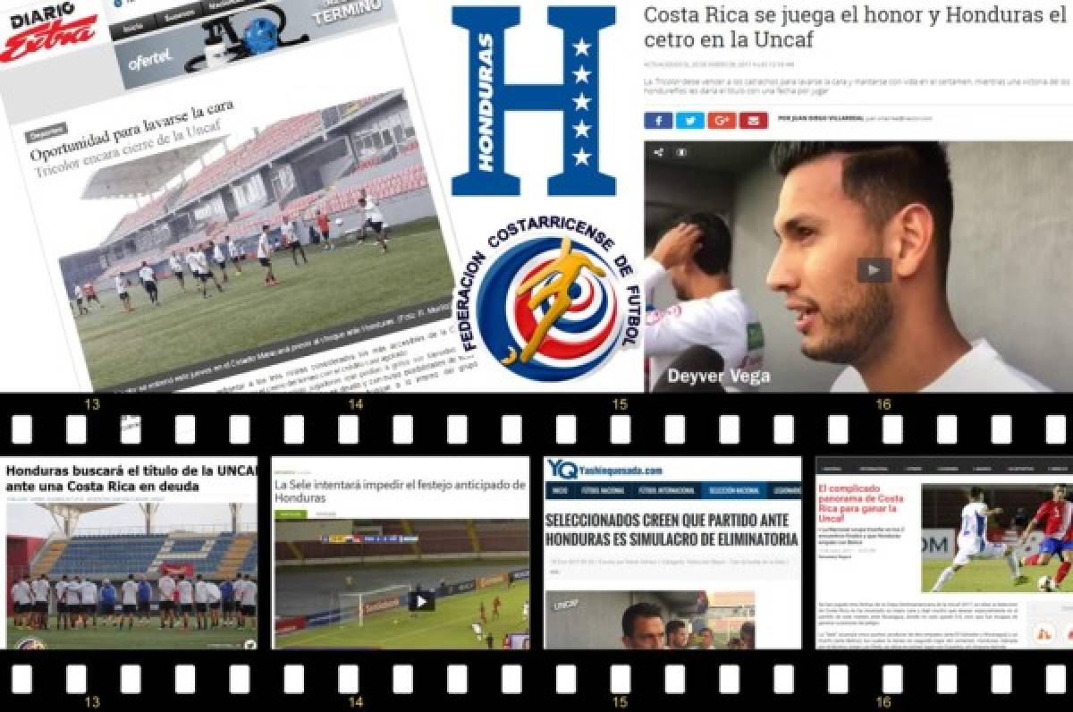 Prensa de Costa Rica sobre Honduras: 'Honor, lavarse la cara e impedir festejo'