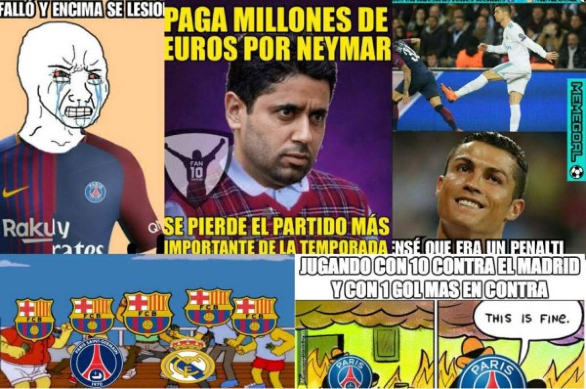 MEMES: Hacen pedazos al PSG por su eliminación ante el Madrid en Champions