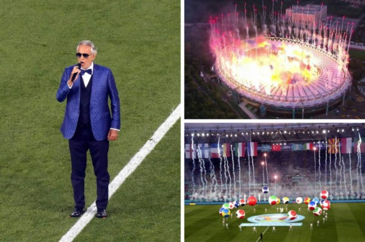 ¡Espectacular! Así fue la gran inauguración de la Eurocopa 2021: Bocelli y dos leyendas italianas se robaron el show