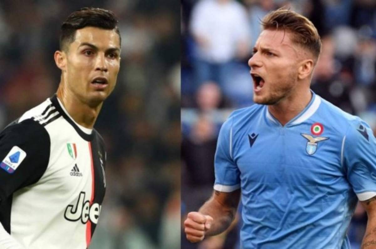 Immobile anota y mantiene su ventaja sobre Cristiano Ronaldo en la tabla de goleo de la Serie A