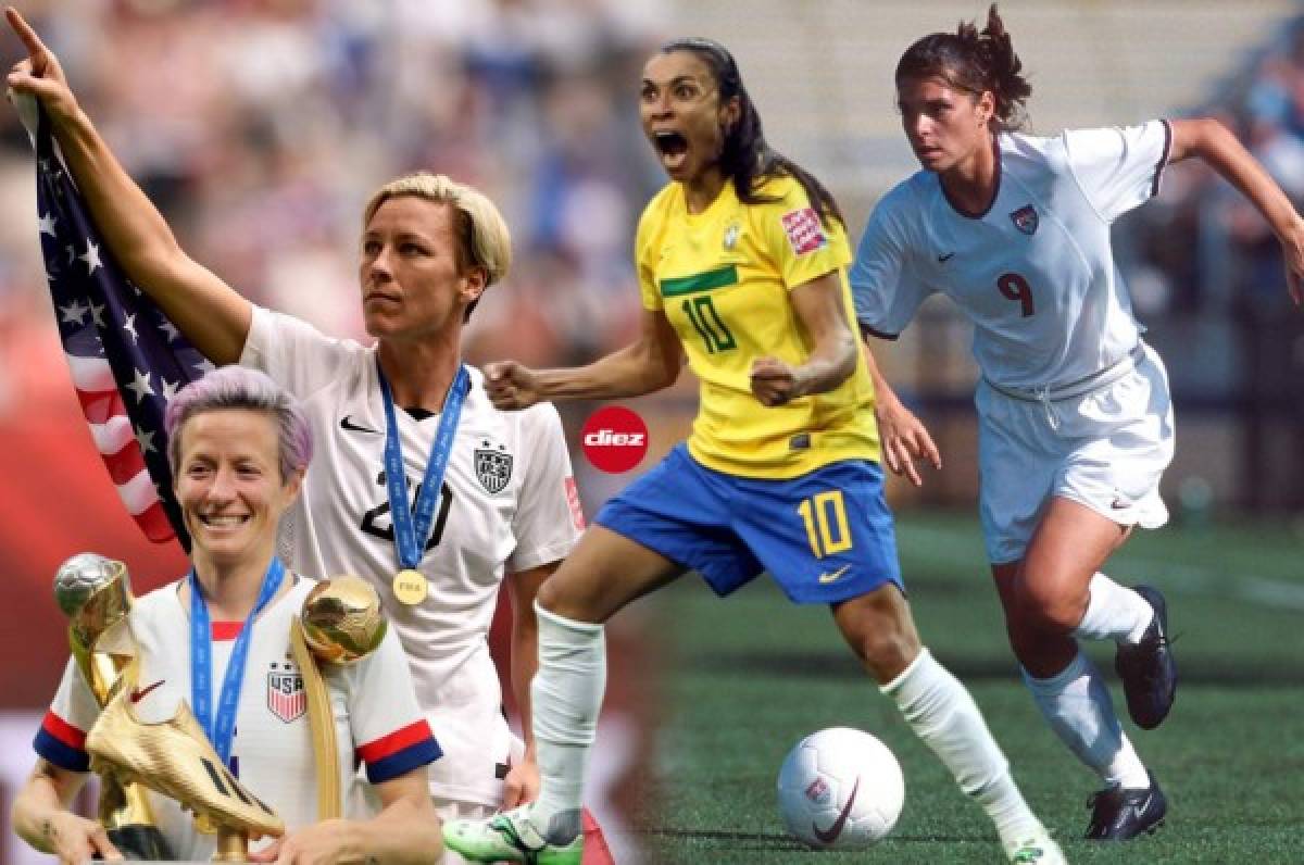 Las mejores jugadoras de la historia del fútbol femenino