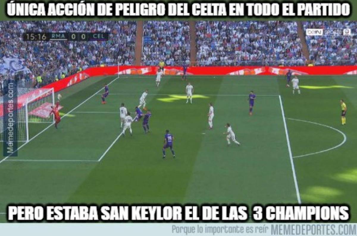 Keylor Navas, Zidane, Courtois y los memes del Real Madrid-Celta