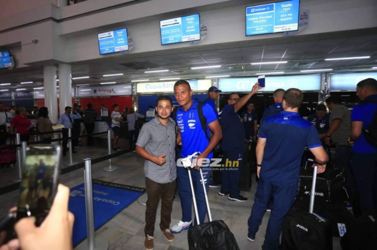 EN FOTOS: Selección de Honduras viajó hacia Trinidad y Tobago para debutar en la Liga de Naciones