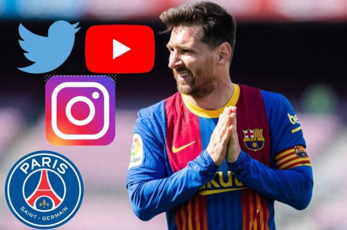 ¡Locura! La enorme cantidad de seguidores que multiplicó PSG en redes sociales por el 'Efecto Messi'