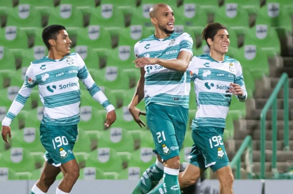 Santos Laguna derrota a Monterrey, le quita el invicto y sube a los primeros lugares de la Liga MX