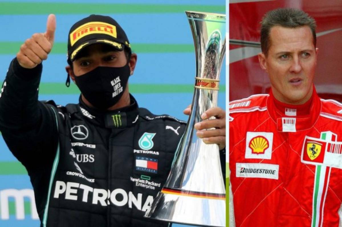 Lewis Hamilton iguala al histórico Schumacher con más victorias en la historia de la F1  