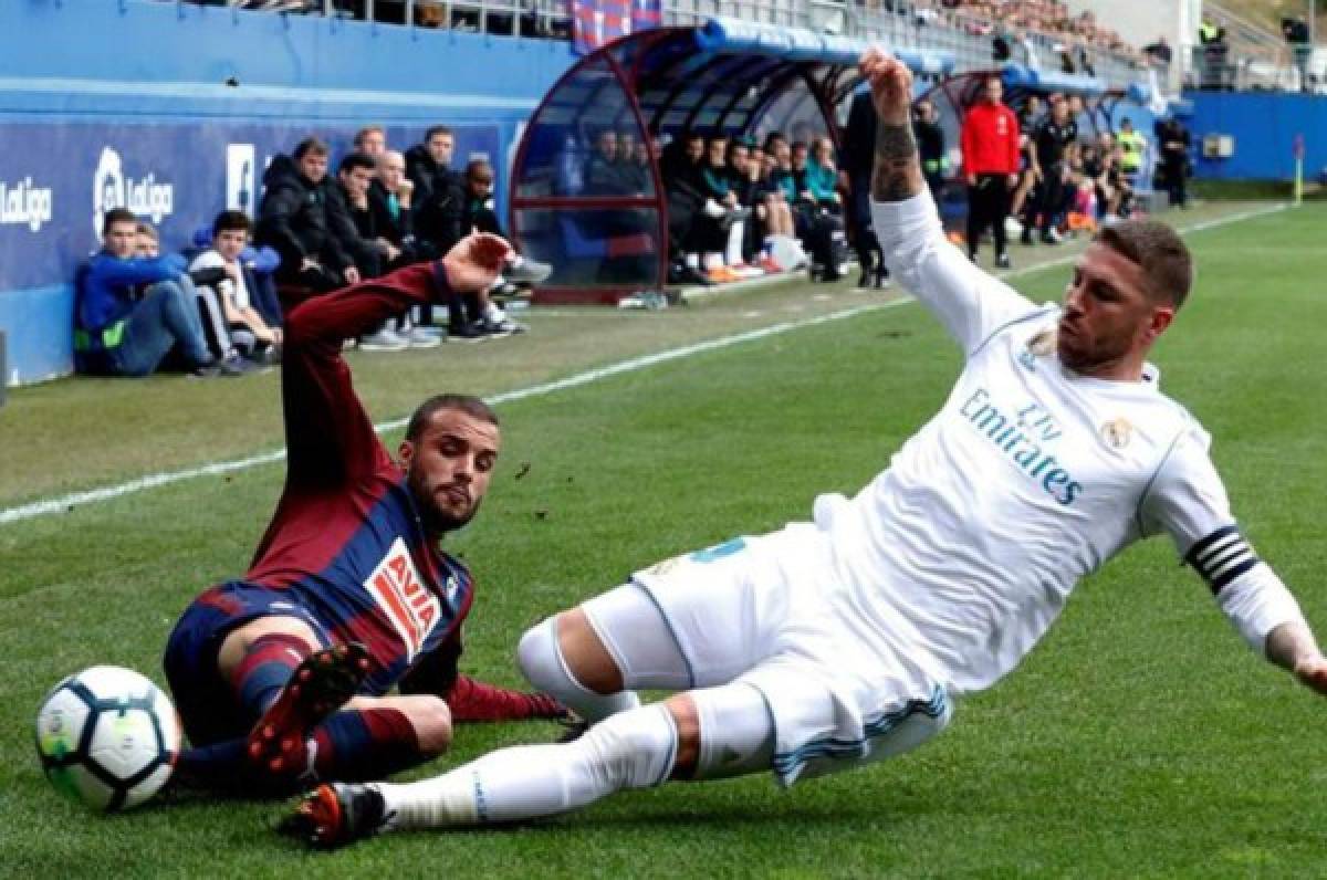 ¡Pobre Ramos! El vergonzoso momento que vivió el capitán del Madrid ante el Eibar