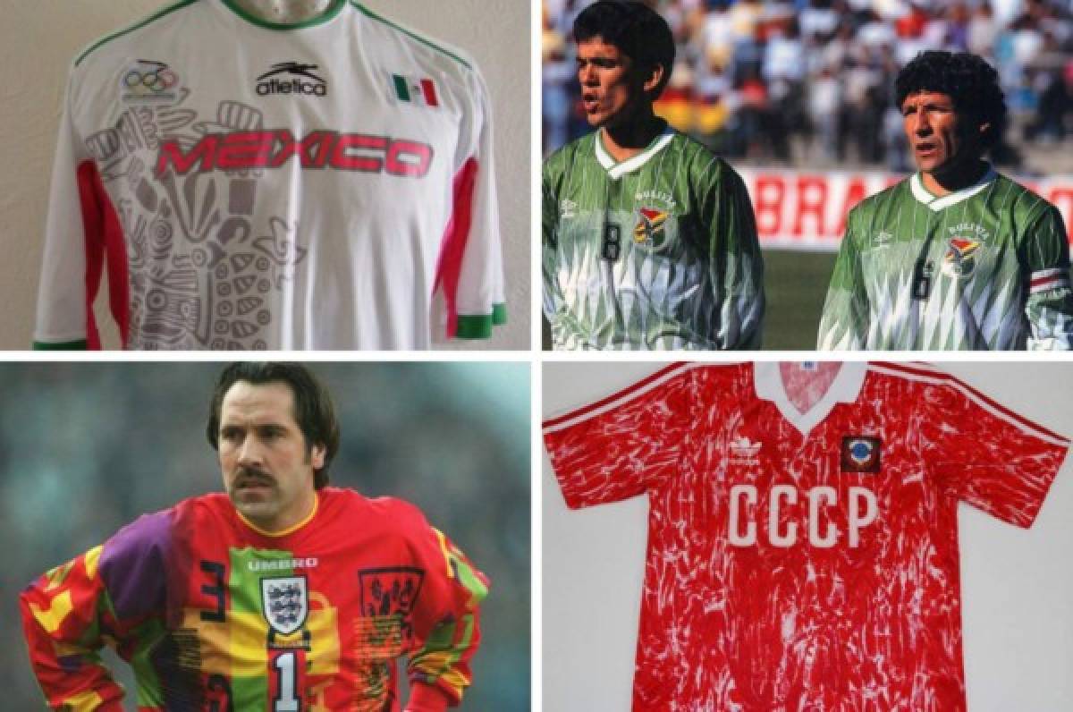 ¡Terribles diseños! Las camisetas más feas que ha presentado las selecciones nacionales de fútbol