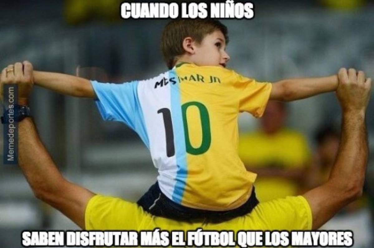 ¡Ácidos y crueles memes contra Argentina y Messi por derrota ante Brasil!