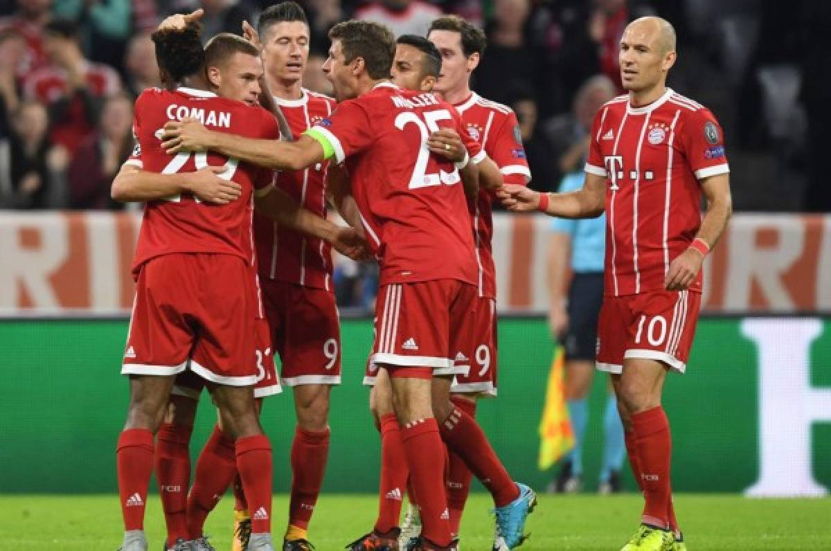 Bayern Munich resuelve con goleada un juego de trámite ante el Celtic