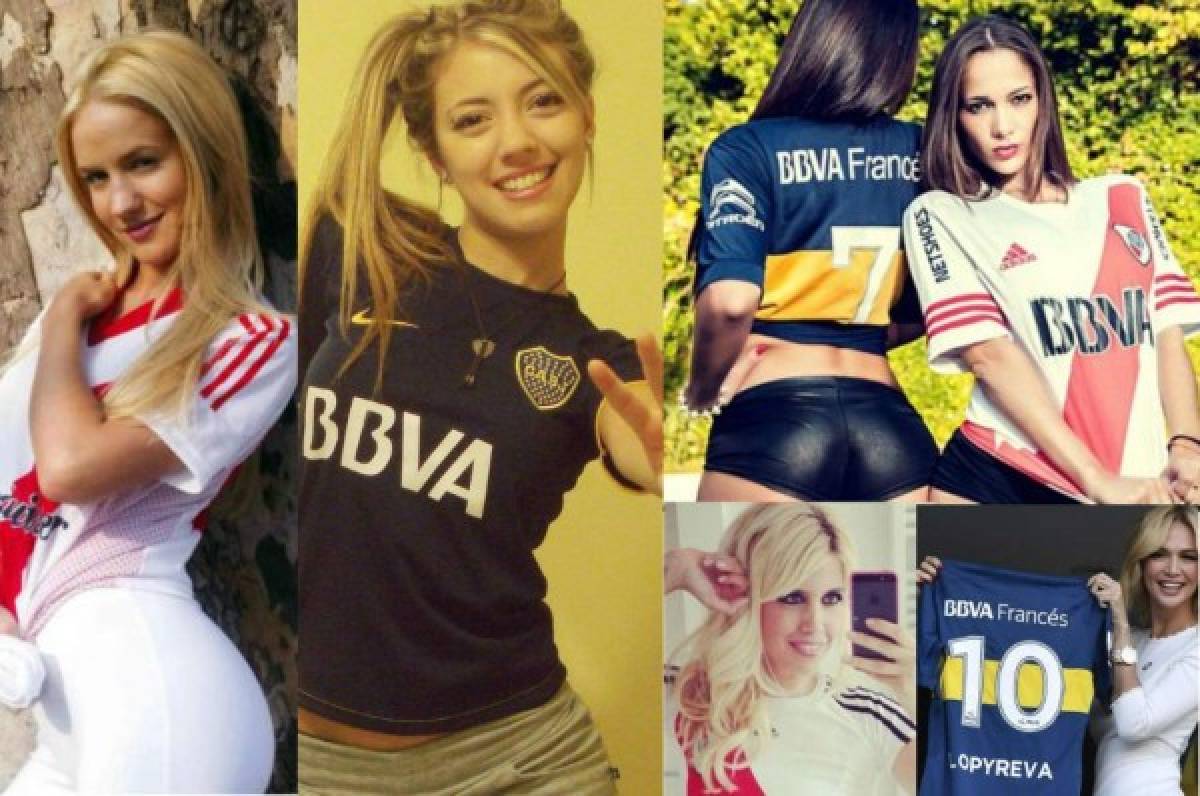 ¡Belleza argentina! Las espectaculares hinchas de Boca Juniors y River Plate