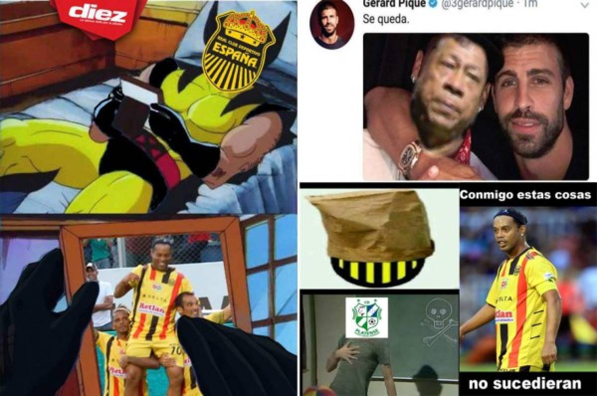 Hasta Ronaldinho sale a relucir en memes de la Fecha 2 en Honduras