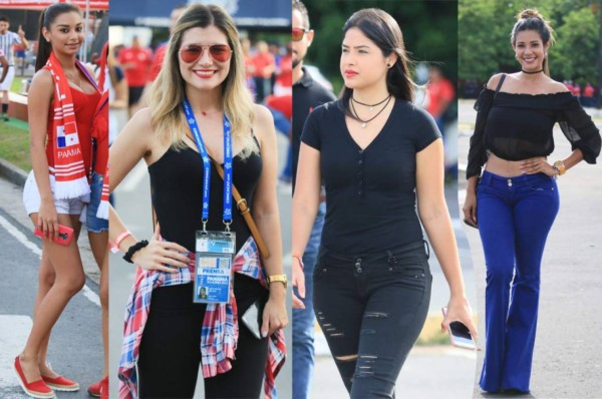 ¡Belleza! Las encantadoras chicas que adornaron el Panamá-Honduras