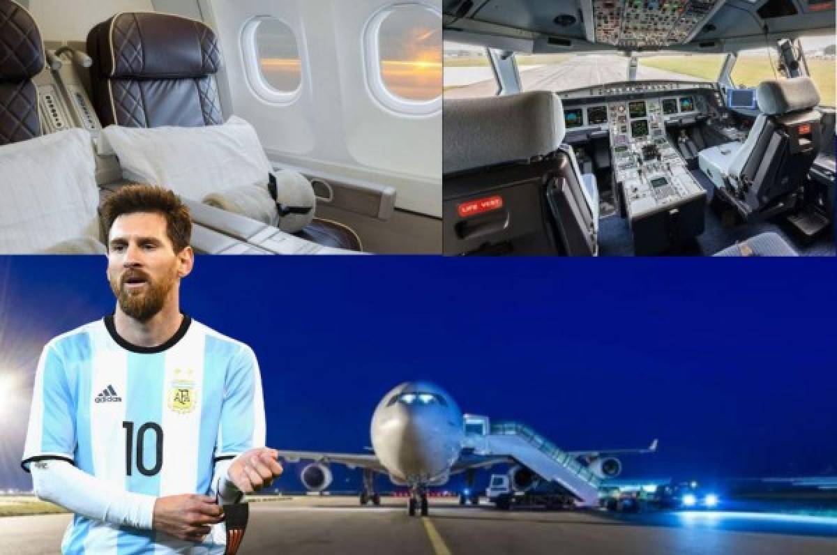 ¡Un chárter de lujo! El avión en que viajará Messi y Argentina rumbo al Mundial de Rusia