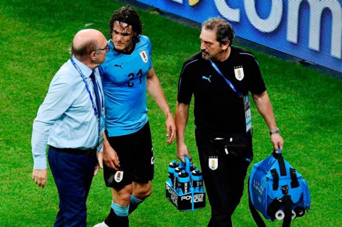 ¡Alerta en Uruguay! Cavani, ausente en el último entrenamiento