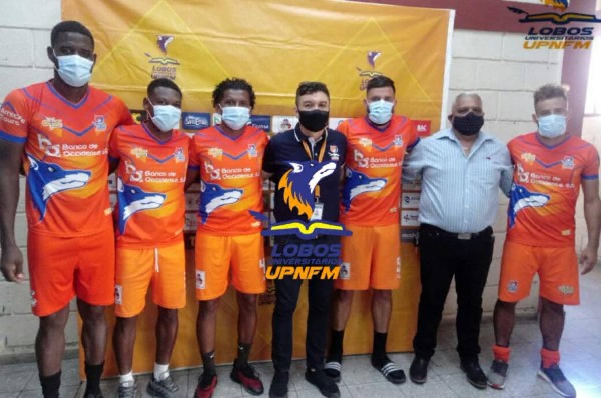 Lobos de UPNFM presenta sus cinco fichajes de cara al torneo Clausura 2021