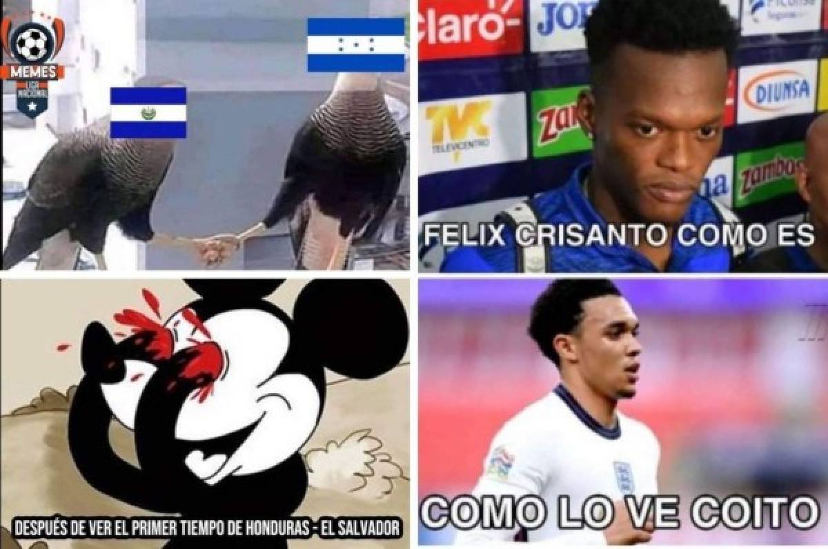 Honduras empató contra El Salvador y no se salvan de los memes; burlas también para México
