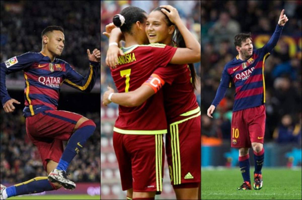 Messi, Neymar y venezolana Rodríguez candidatos a mejor gol del año