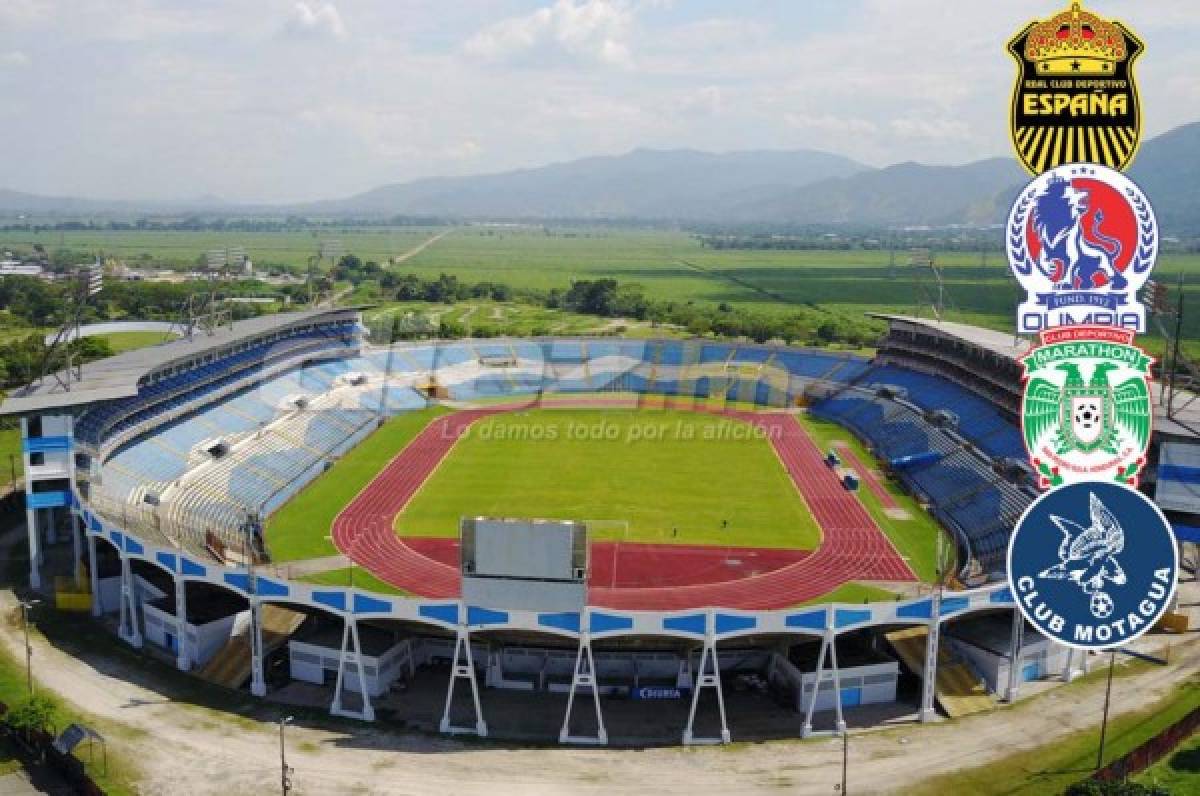 Real España jugará los clásicos en el estadio Olímpico de San Pedro Sula