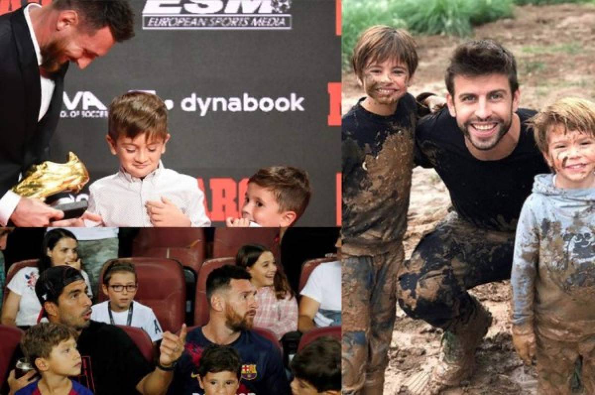 Los hijos de Messi, Luis Suárez y Gerard Piqué juegan en el mismo equipo