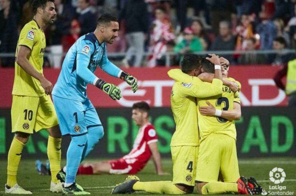 Villarreal triunfa por la mínima ante un Girona en crisis