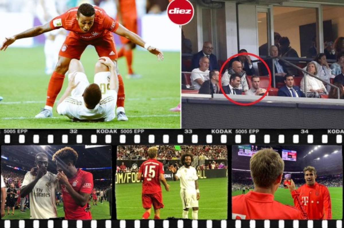 Fotos: El gesto de burla a Hazard y Bale ni siquiera se viste en el Bayern-Real Madrid