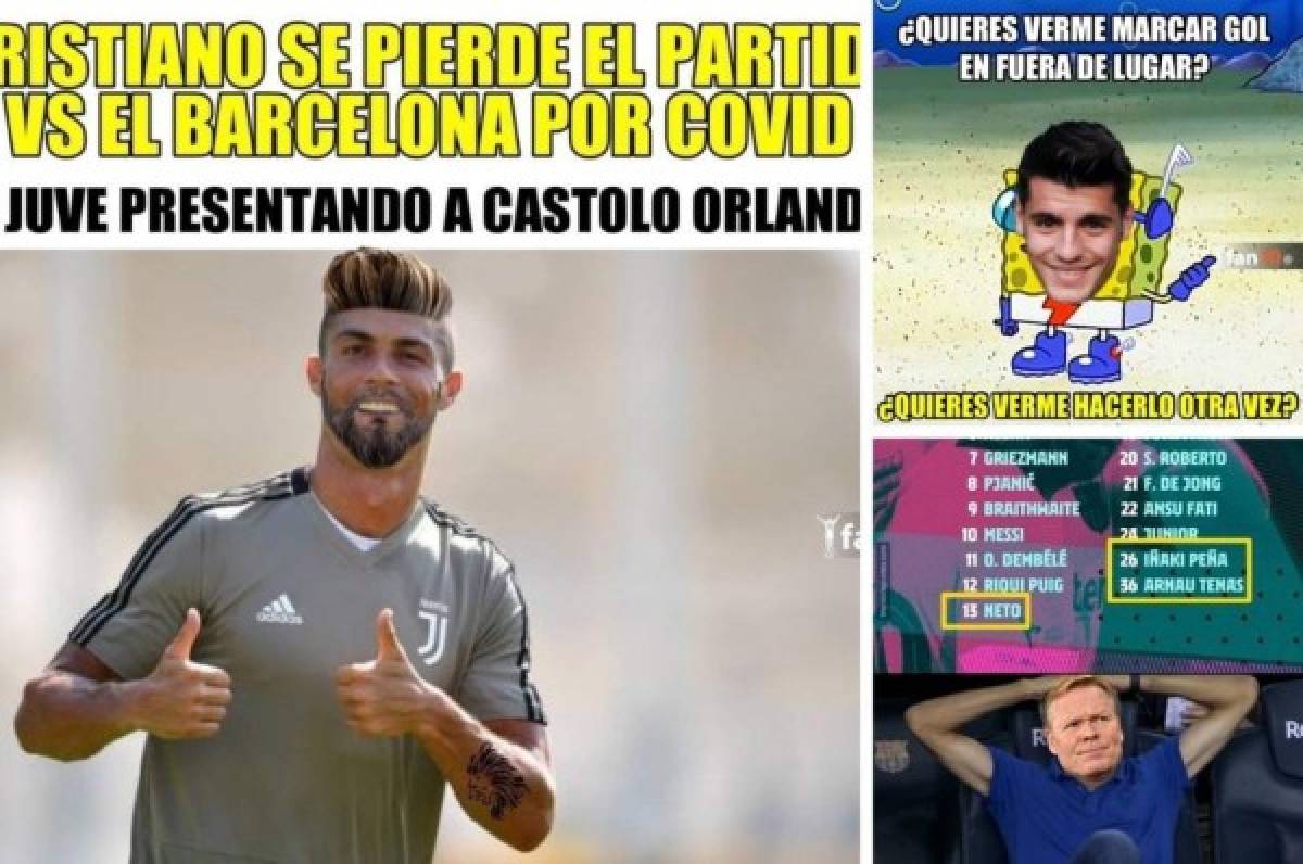 Los memes destrozan a Cristiano Ronaldo y a la Juventus tras la derrota ante el Barcelona
