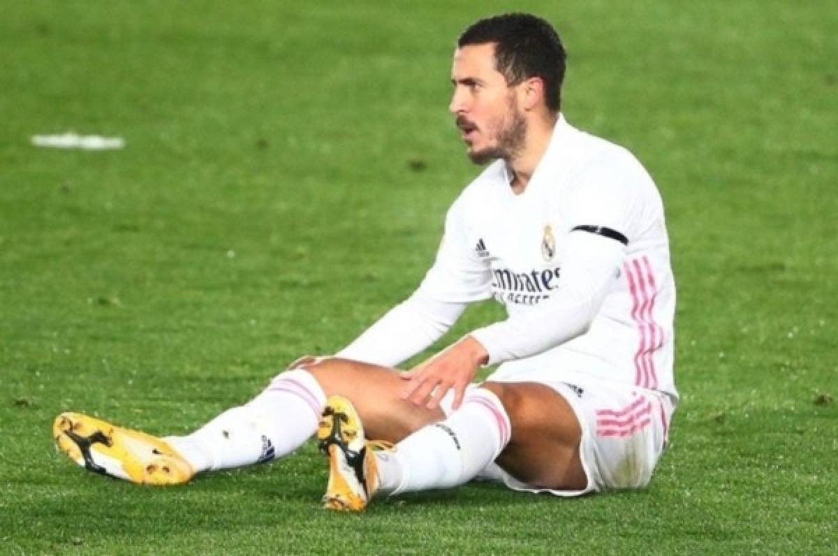 Tiene mala suerte: El tiempo que estará de baja Hazard tras una lesión muscular en el Real Madrid