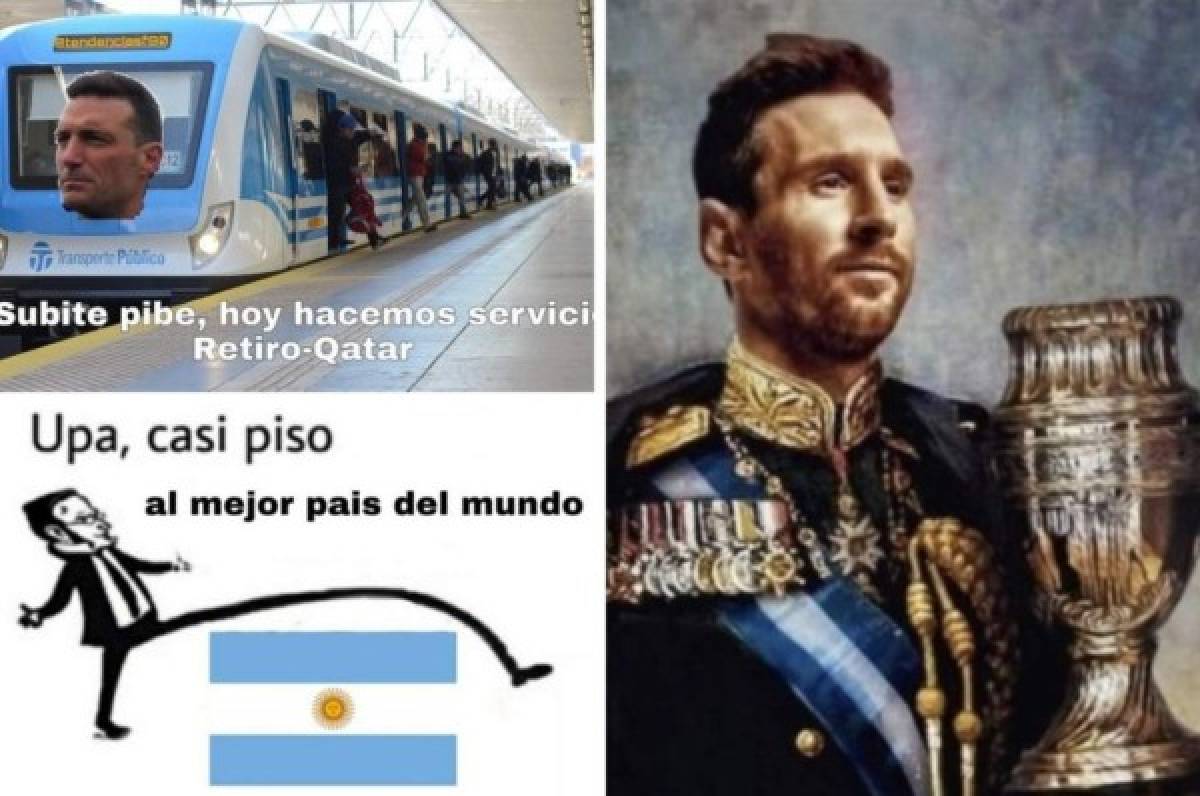 Argentina se clasificó al Mundial de Qatar y los memes estallan con Messi y Scaloni