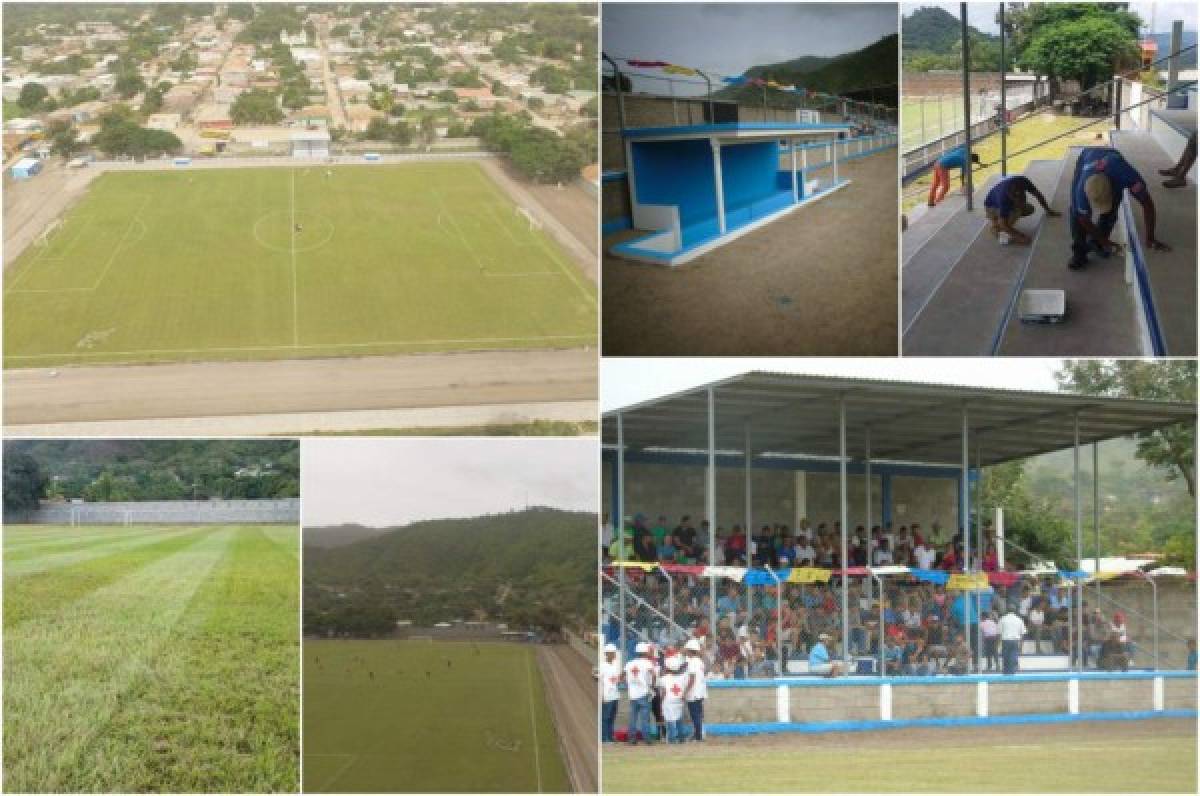 ¡Belleza! Así es el nuevo estadio de Teupasenti en El Paraíso