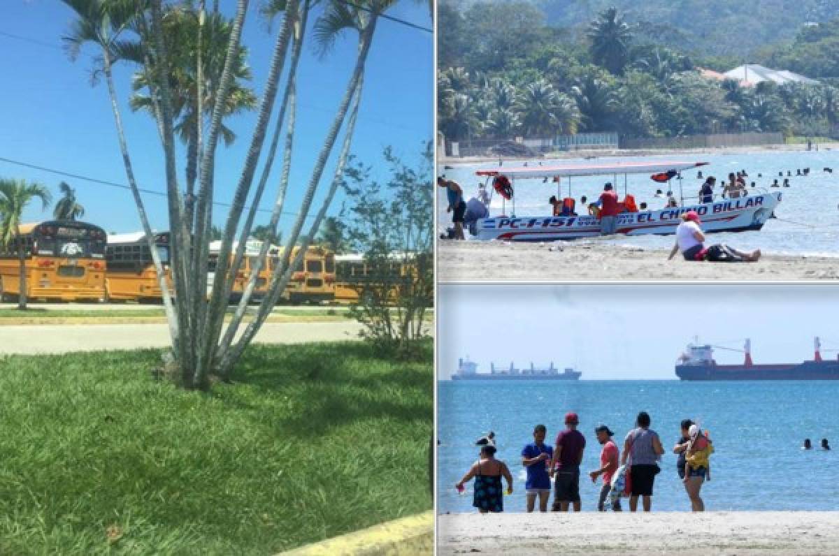 Fotos: Hondureños se van a las playas a pesar de alerta roja por coronavirus