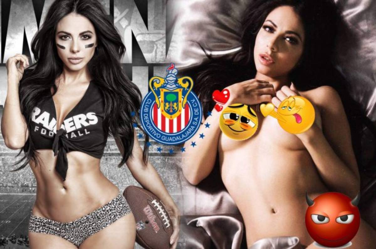 ¿De Chivas o Raiders? Cómo se mira más sexy la explosiva Jimena Sánchez