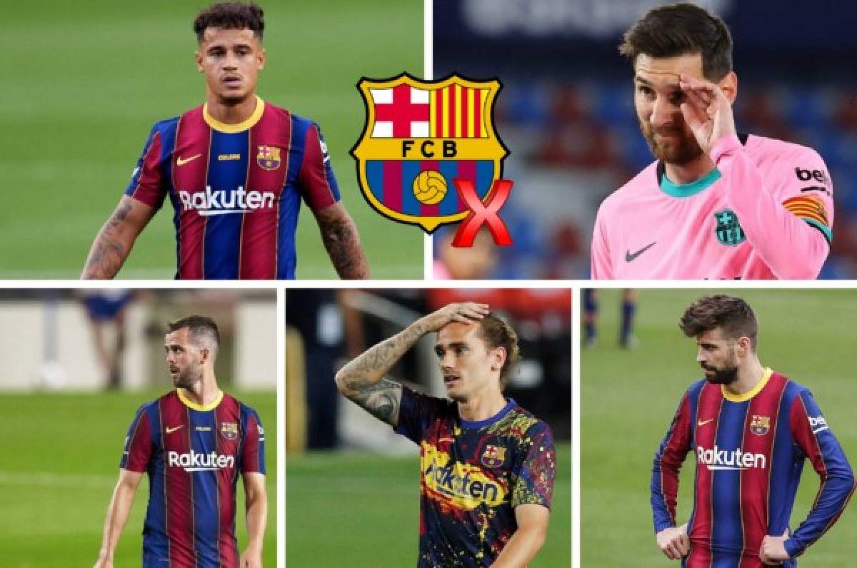 Limpieza total y nuevo DT: La lista de bajas que tendría el Barcelona para la temporada 2021/22