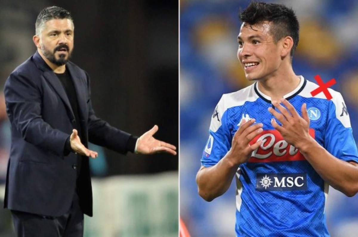 Chucky Lozano: Gattuso aclara por qué el mexicano está borrado en el Napoli