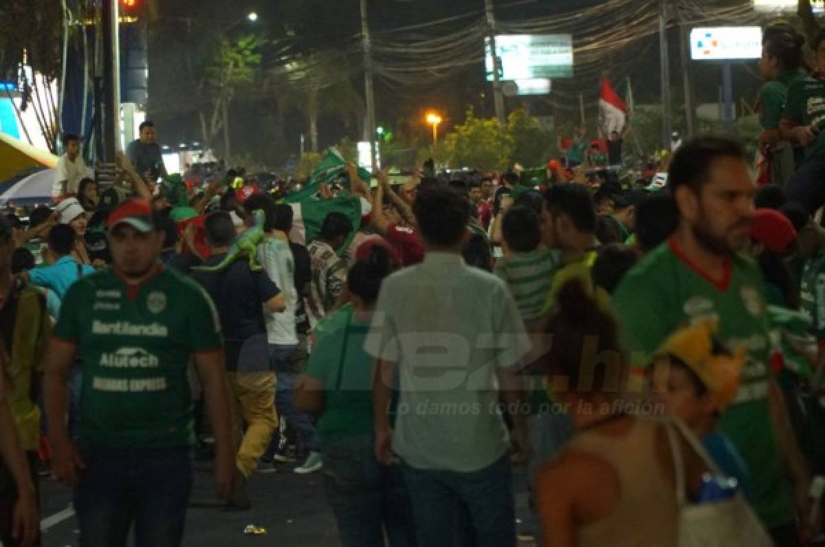 EN FOTOS: ¡Éxtasis en San Pedro Sula por el título del Marathón!