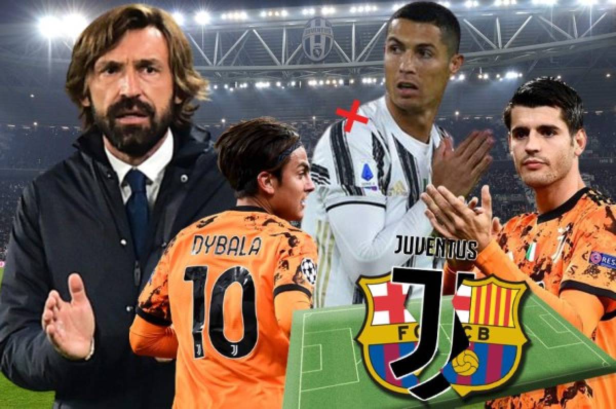 La estrategia de Pirlo: el sorpresivo 11 de la Juventus para rematar al Barcelona en la Champions