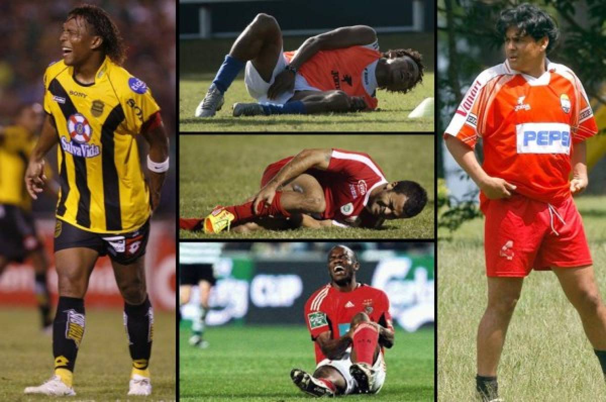 ¡LÁSTIMA! Los jugadores hondureños que tuvieron que retirarse por una lesión 