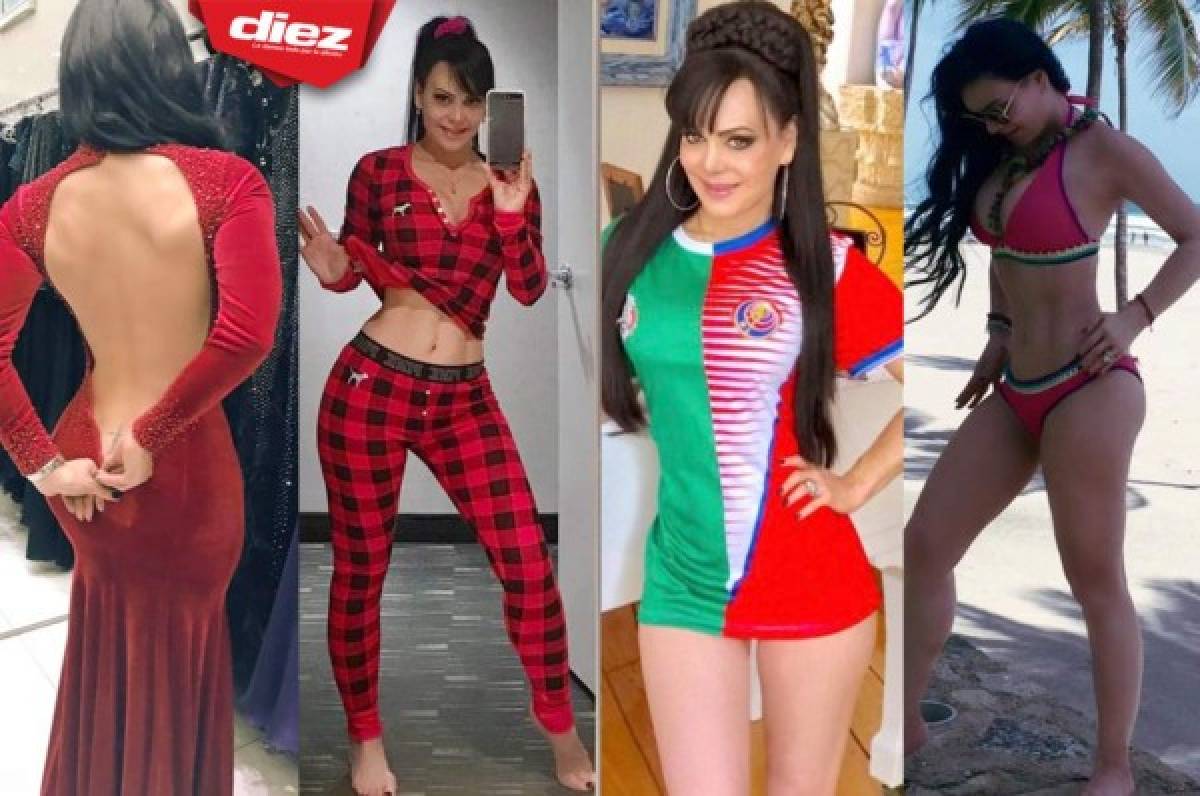 La despampanante Maribel Guardia y su corazón partido en el México-Costa Rica