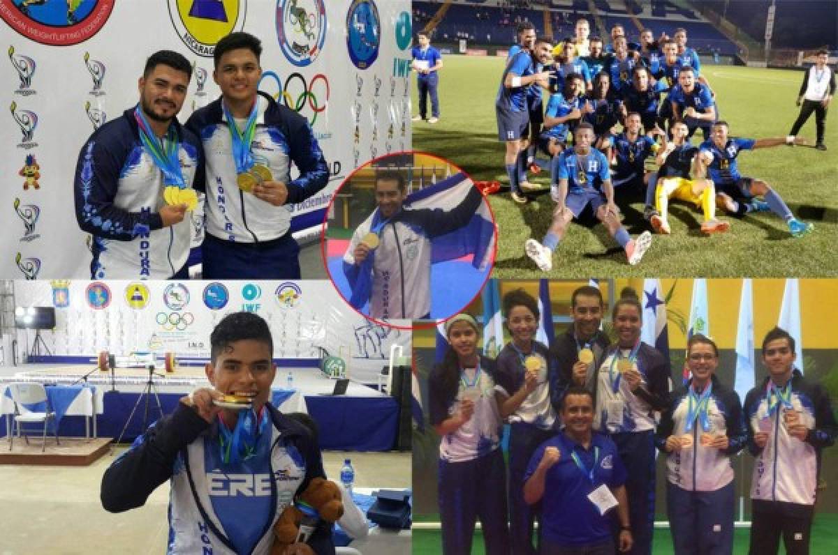 Las 27 medallas de oro que ha ganado Honduras en los Juegos Centroamericanos en Managua