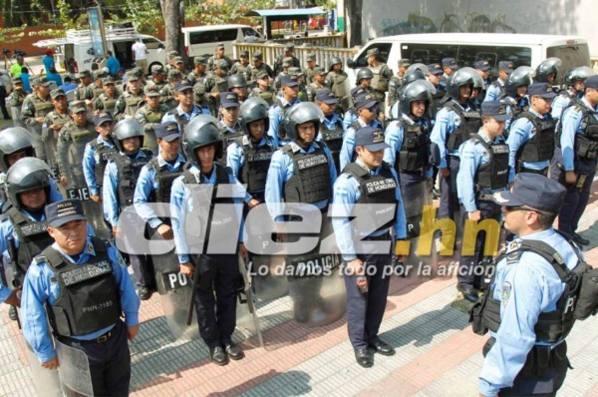 Así luce San Pedro Sula a horas previas de Honduras - Costa Rica